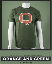 Q LLC Green Orange Q Logo T-Shirt 3XL Live Q or Die Honey Badger Fix Boombox picture