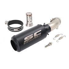 ZX4R 2023-2026 for Kawasaki Ninja ZX4RR ZX25R Slip On Exhaust Black Muffler Tips picture