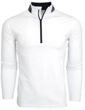 Greyson Men's Guild Sport Golf Performance 1/4 Zip Pullover White picture