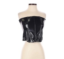 Skims Women's Size M Waist Trainer Corset Shapewear Black/Onyx picture