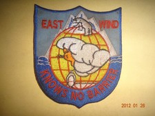 USCG Patch Coast Guard Cutter USCGC EASTWIND WAGB-279 motto KNOWS NO BARRIER picture