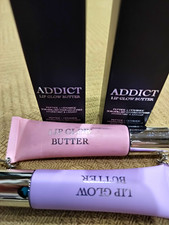 Dior Addict Lip Glow Butter Lip Balm Set 101 Pink 102 Lavender 0.34oz LOT OF 2 picture