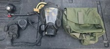MSA Ultra Elite Full-Face Fire M7 Mask Size Medium With Various Attachments picture