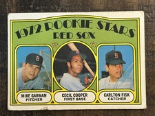 1972 Topps - 1972 Rookie Stars Carlton Fisk, Cecil Cooper, Mike Garman #79 (RC) picture