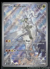 N'S RESHIRAM 167/159 ILLUSTRATION RARE JOURNEY TOGETHER POKEMON HOLO NEAR MINT picture