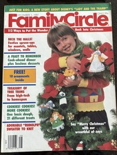 Vintage Family Circle Magazine Christmas Issue with Disney December 1,  1987 picture