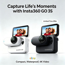 Insta360 GO 3S - 128GB 4K Tiny Portable Vlogging Camera 140 Min Battery Life picture