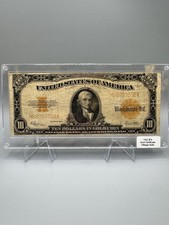⁠1922 $10 Gold Certificate Large Size Hillegas Note Circulated Uncertified picture