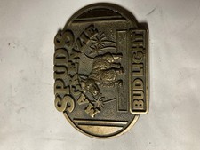 vintage Bud Light Spuds Mackenzie belt buckle picture