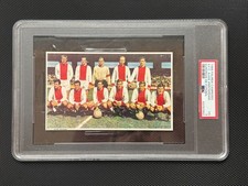 1968 Palirex Campeoes Europeus De Futebol Ajax Team Photo Cruyff Rookie PSA 3 picture