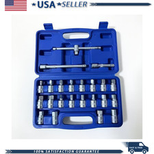 3/8 Drive 23-Piece Drain Plug Socket Set Back Axle, Differential, Gearbox picture