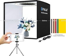 Portable LED Photo Light Box Tent Cube Room Studio 96 LED Photography Backdrop picture