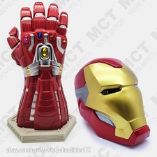 NEW Avengers: Endgame Encore Iron Man Infinity Gauntlet & Helmet Popcorn Buckets picture