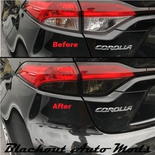 Tail Light Blackout Kit Precut Smoke Vinyl Overlay For 2020-2025 Corolla Sedan picture