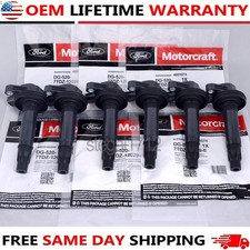6 Set Motorcraft Ignition Coils DG-520 For 07-13 Lincoln Mercury 3.5L 3.7L DG520 picture