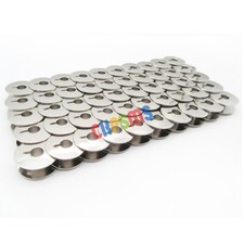 50PCS L-Type Slotted Bobbins for Juki DDL-5550 DDL-8500 Singer 95 • Consew 210 picture