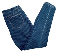 Vintage 90s G By Guess Eva Skinny Womens Sz 30 Pinstripe Jeans Made In Hong Kong picture