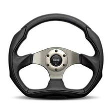 MOMO EAGLE Steering Wheel Black Leather  EAG35BK0S picture