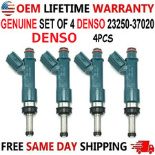 OEM DENSO x4 Fuel Injectors For Toyota Prius & Lexus CT200h 1.8L I4 #23250-37020 picture
