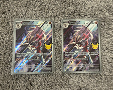 Pokemon TCG: Pokémon 30th Anniversary Lycanroc 138/128 Full Art NM - Lot of 2 picture