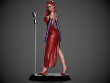Jessica Rabbit 3d Printed Model | Unassembled | Unpainted | 1/8-1/3 picture