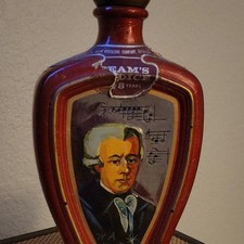 Vintage Jim Beam Beam's Choice Mozart Bottle, Decanter, Red picture