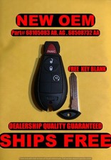 NEW OEM 2013-23 JEEP CHEROKEE REMOTE START KEY FOB  68508732AA 68105083, GQ4-53T picture