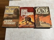 Dune Book Lot God Emperor Messiah Children Of Dune 1981 Lot Of 3 picture