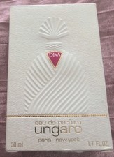 Vintage 1983 Ungaro Diva Eau De Parfum 1.7 Oz. 50 ML Paris New York Boxed Rare picture