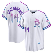 Custom Men's/Youth Royals White 2026 City Connect Sewn Stitched Jersey S - 5XL picture