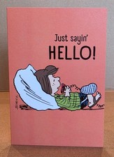 American Greetings Thinking of You Card with Envelope Peppermint Patty Calling picture