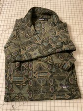 Rare Vintage 93' Patagonia Synchilla Totem Aztec Pullover Fleece Small 1/4 Zip picture