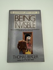 Being Invisible by Thomas Berger, Trade Paperback Book, Used picture