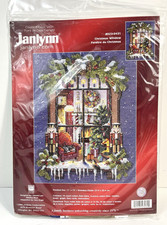 Janlynn Christmas Window Counted Cross Stitch Kit #023-0431 Nancy Rossi Design picture