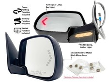Power Folding Mirror for GM Pickup & SUV 2003-2006 Puddle Memory Right Left Pair picture