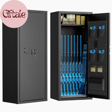 14 to 16 Rifle Gun Safe Digital Keypad Fireproof Cabinet Quick Access Black picture
