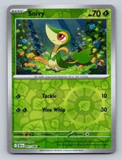 Snivy 001/086 Common Black Bolt Pokemon Reverse Holo Near Mint picture