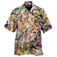 90s Cartoon Character Hawaiian Shirt picture