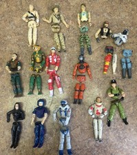 1980s G.I. Joe Figures Disassembled, Torsos, Legs 37 Pieces picture