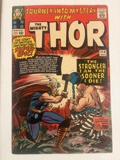 Journey Into Mystery #114/Silver Age Marvel Comic Book/1st Absorbing Man/FN picture