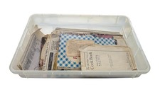 large lot misc vintage recipie book handwritten picture