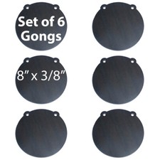AR500 Steel Shooting Targets Lot of 6 Laser Cut 8