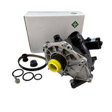 NEW OEM INA VW Audi 1.8T 2.0T TSI Upgraded Thermostat Water Pump Repair Kit picture