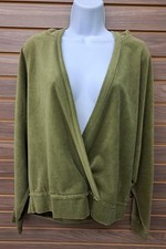 Mittoshop Women's Velour Hoodie Green picture