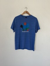 RARE VTG 1985 Nike Basketball Employee Trip Shirt Blue Tag Paper Thin Jordan XL picture