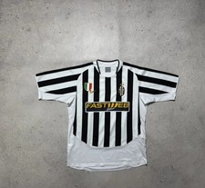 Nike FC Juventus 2003/2004 Vintage Soccer Jersey Striped picture