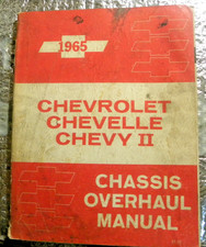 OEM 1965 CHEVROLET/CHEVELLE/CHEVY II -  CHASSIS OVERHAUL (SHOP) MANUAL - ST-57 picture