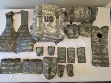 16pc USGI MOLLE II Rifleman Kit ACU Complete Tactical Surplus Assault Pack Set picture