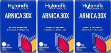 Hyland's Arnica 30x 50 Tablets (3 Pack = 150 Tablets), Bruising, Swelling, Mu... picture