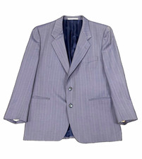 Vintage 1980s Yves Saint Laurent YSL Menswear Wool Suit Made in France 2 Piece picture